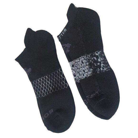 Bombas ankle socks tech ankle 5 pairs women/men sz large honeycomb cushion black - Picture 10 of 11